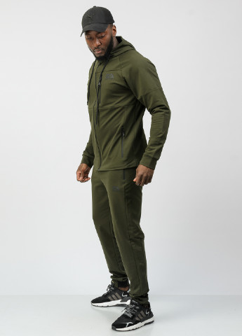 Оливковый (хаки) демисезонный костюм (толстовка, брюки) брючный SA-sport