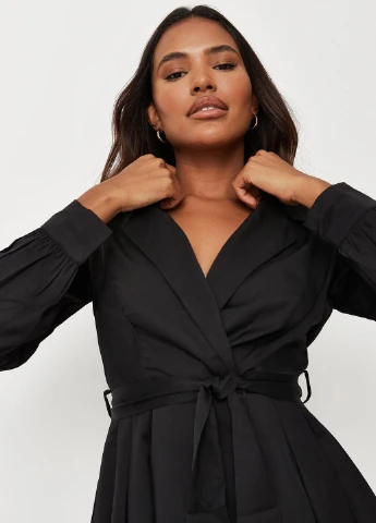 Чорна кежуал сукня Missguided однотонна