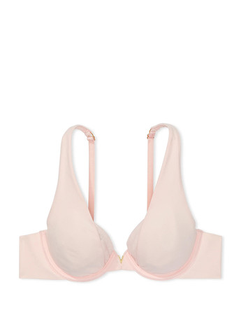 Пудровый демисезонный комплект (бюстгальтер, трусики) Victoria's Secret