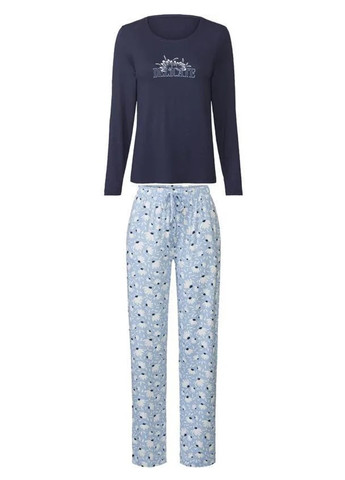 Комбінована всесезон піжама (лонгслів, штани) лонгслів + брюки Esmara