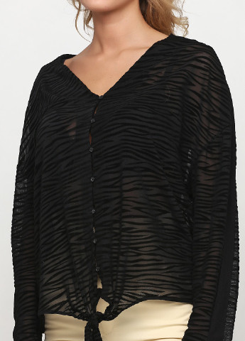 Чорна демісезонна блуза luxury by new denmark