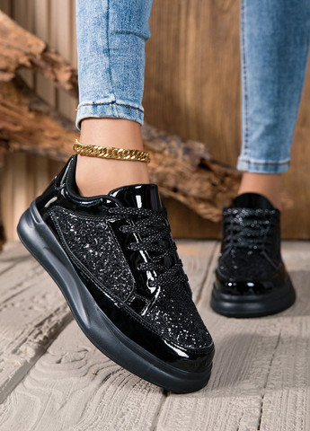 Кроссовки SHEIN чёрные демисезоны (342964972)