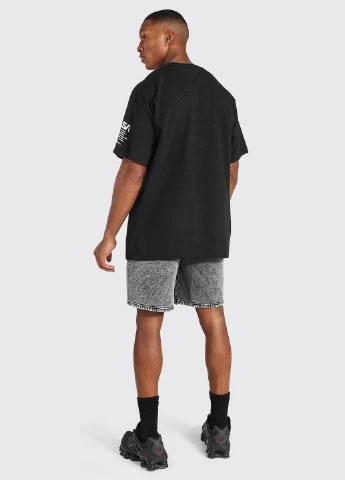 Черная футболка Boohoo