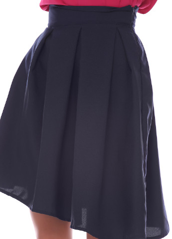 Синяя кэжуал однотонная юбка ANVI с высокой талией