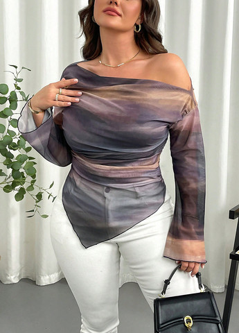 Комбінована блуза SHEIN