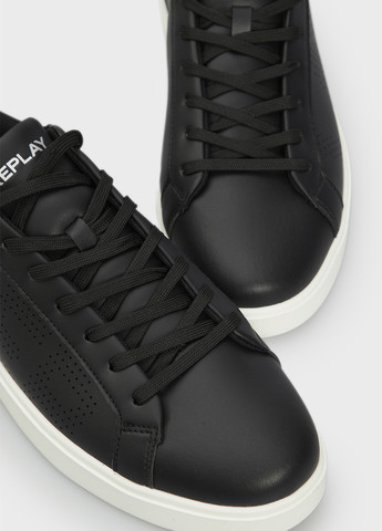 Черно-белые всесезонные кроссовки Replay
