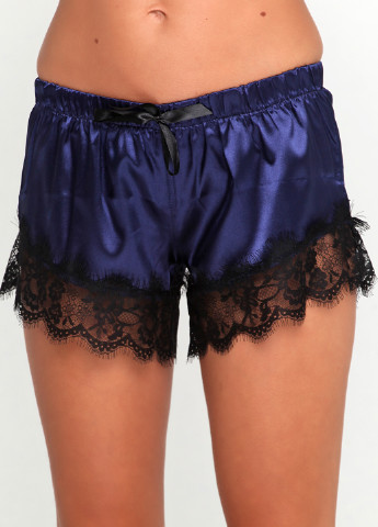 Темно-синий демисезонный комплект (топ, шорты) Ghazel