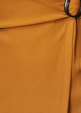 Светло-коричневое кэжуал платье на запах KOTON однотонное
