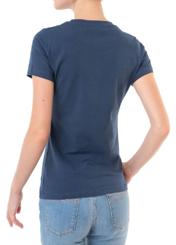 Синяя летняя футболка Trussardi Jeans