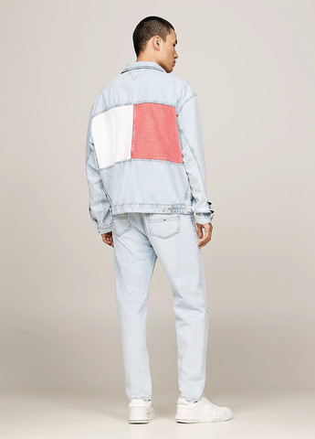 Блакитна демісезонна куртка Tommy Hilfiger