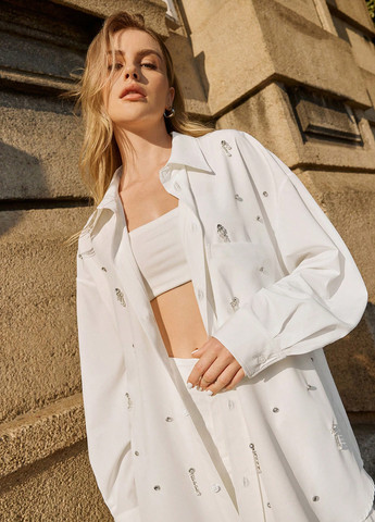 Белая блуза SHEIN