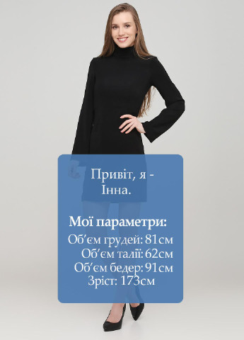 Черное кэжуал платье футляр MTWTFSS Weekday однотонное