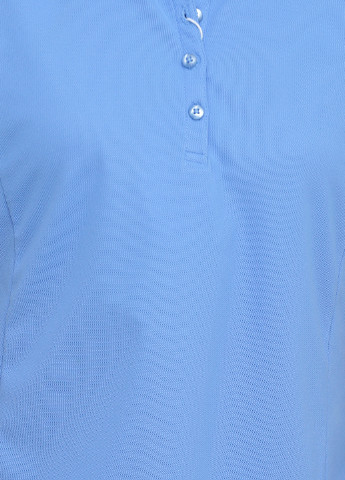 Голубой женская футболка-поло Greg Norman однотонная