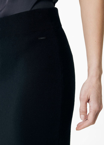 Черная кэжуал однотонная юбка Mexx карандаш
