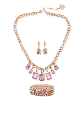 Комплект украшений (ожерелье, браслет, серьги) Guess (337172114)