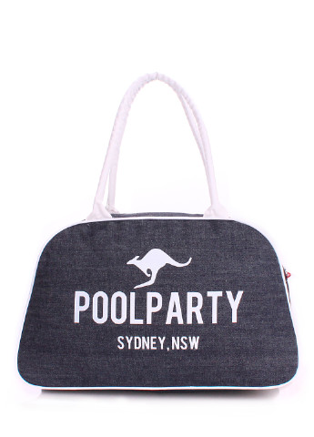 Джинсовая сумка-саквояж 40х 26х16 см PoolParty (252414506)