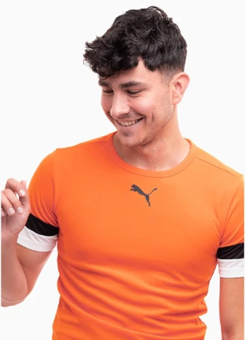 Помаранчева футболка 704932-08 Puma teamRISE Jersey