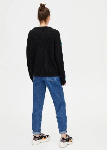 Чорний демісезонний джемпер джемпер Pull & Bear