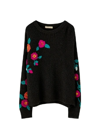 Чорний демісезонний джемпер джемпер Pull & Bear