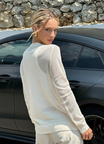 Светло-бежевый демисезонный джемпер джемпер SHEIN