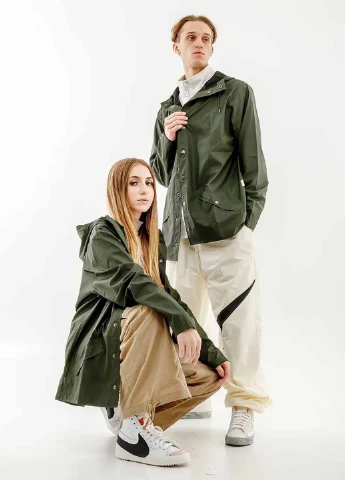 Вітровка 1201-GREEN Rains Jacket Green (367034574)