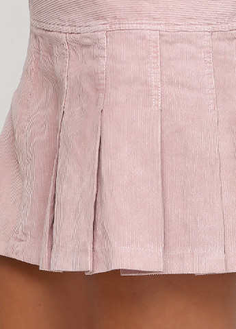 Розовая кэжуал однотонная юбка Zara