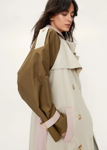 Плащ Nasty Gal тренчкот на гудзиках демісезон (264648700)
