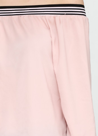Светло-розовая летняя блуза с коротким рукавом Tally Weijl