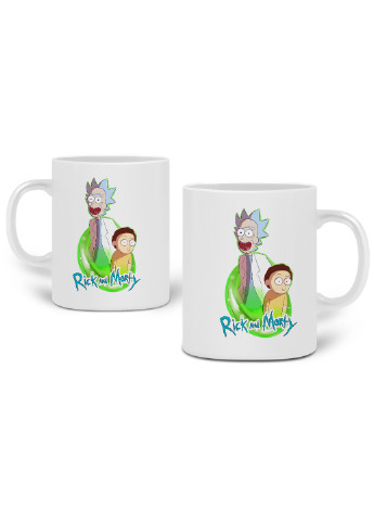 Кружка Рік і Морті (Rick and Morty) 330 мл горнятко керамічне (20259-1230) MobiPrint (219778297)