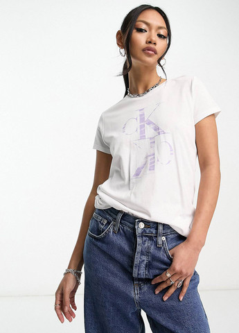 Біла літня футболка Calvin Klein