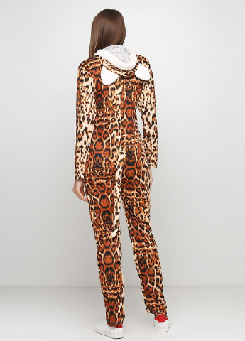 Комбінезон 9th Avenue комбінезон-брюки леопардовий коричневий кежуал поліестер