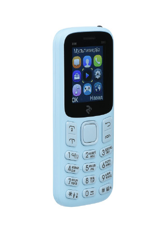 Мобільний телефон E180 2019 DUALSIM City Blue 2E 2E E180 2019 DUALSIM City Blue блакитний