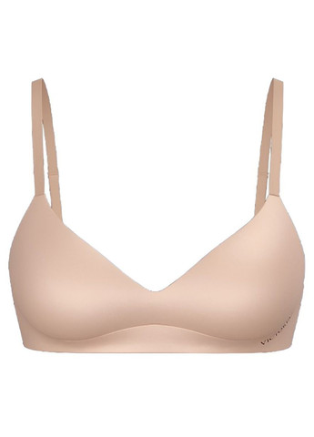 Бежевий бюстгальтер Victoria's Secret без кісточок поліамід