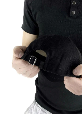 Кепка без лого чорна One size No Brand (208783902)