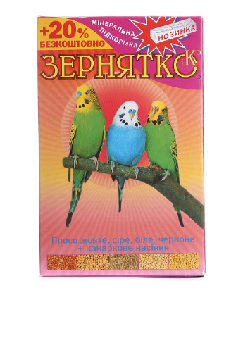 Сухой корм для птиц Просо, 600 г Зернятко (78697327)