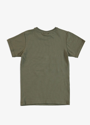 Хаки (оливковая) летняя футболка Lacoste