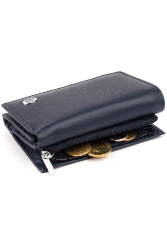 Жіночий шкіряний гаманець 12х7,5х2,5 см st leather (252129893)