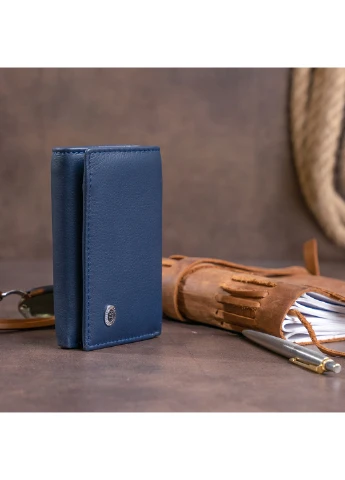 Жіночий шкіряний гаманець 12х7,5х2,5 см st leather (252129893)
