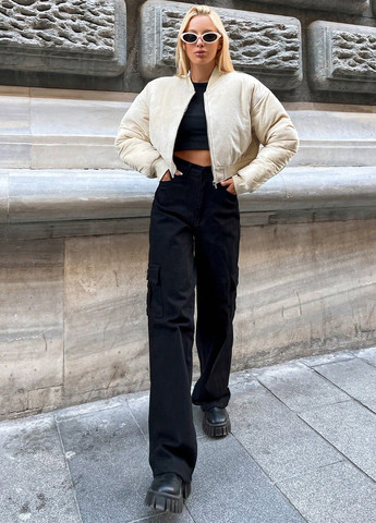 Бомбер SHEIN на молнии (311507660)