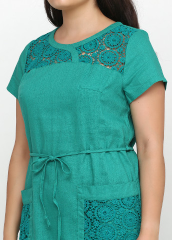Зеленое кэжуал платье Ruta-S фактурное