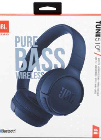 Наушники (JBLT510BTBLUEU) JBL Tune 510BT Blue (253546102)