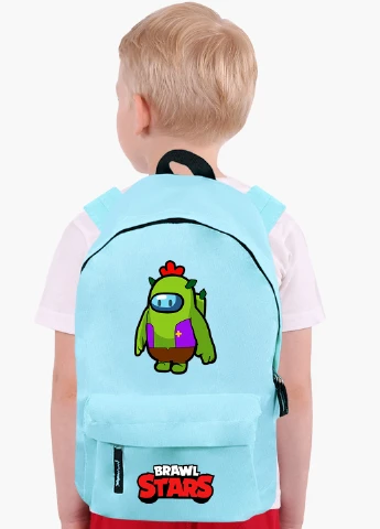 Детский рюкзак Спайк Бравл Старс Амонг Ас (Spike Brawl Stars with Pin Among Us) (9263-2590) MobiPrint (217832371)