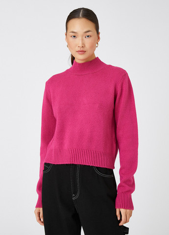 Фуксиновый демисезонный свитер джемпер KOTON
