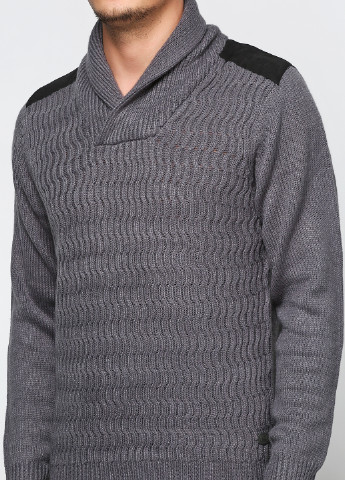 Серый демисезонный пуловер пуловер Fresh
