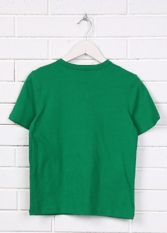 Зеленая летняя футболка с коротким рукавом Gap