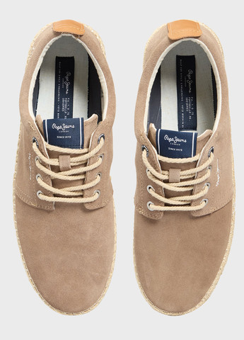 світло-коричневі еспадрильї Pepe Jeans логотип (332364819)