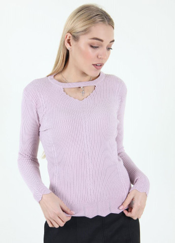 Сиреневый демисезонный пуловер пуловер Ladies Fasfion