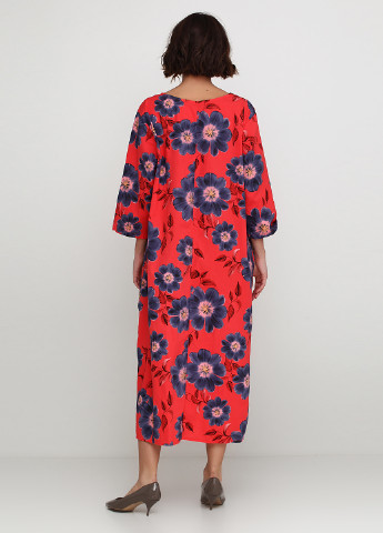 Червона кежуал сукня New Collection з квітковим принтом