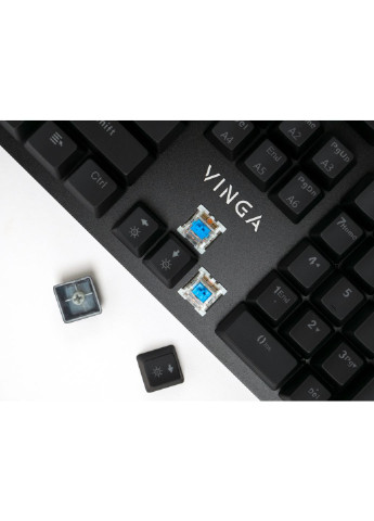 Клавиатура (KBGM160 Black) Vinga kbgm160 led outemu blue usb black (253546486)