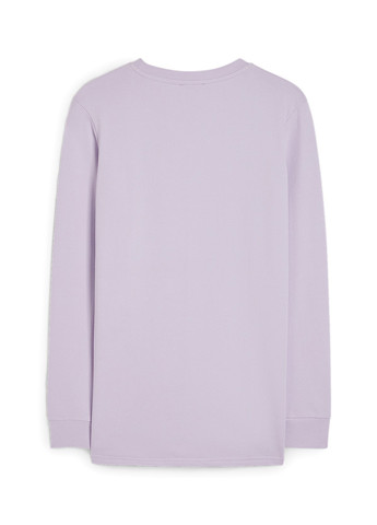 Светло-лиловый свитшот для беременных C&A однотонный без декора (316736887)